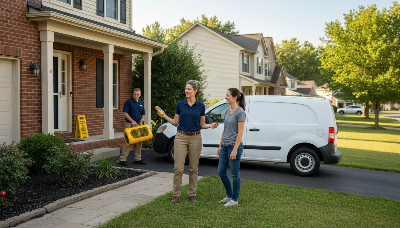 Water restoration image for Home Water Damage Repair in Montague, TX